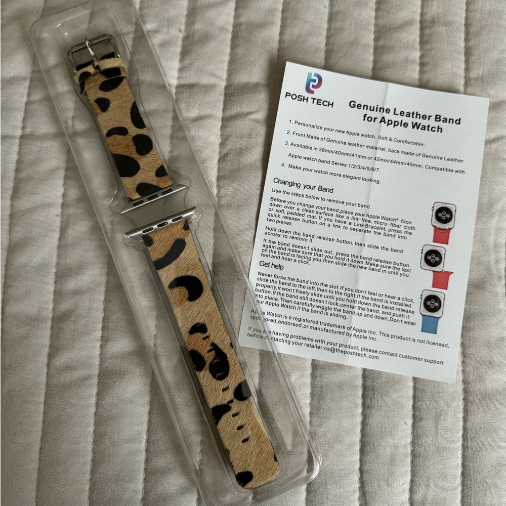 Genuine leather band for Apple Watch